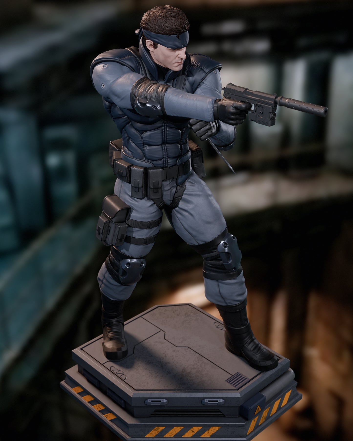 Solid Snake Statue | Maximum Detailed 16K Ultra-High Definition