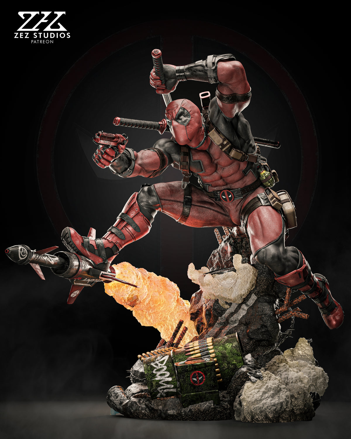 Deadpool Diaroma | Maximum Detailed 16K Ultra-High Definition