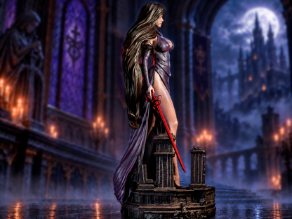 Castlevania Shanoa Figurine | Maximum Detailed 16K Ultra-High Definition