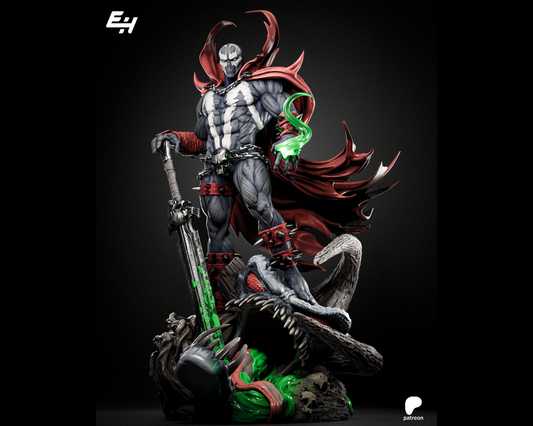 Spawn Sculpture | Maximum Detailed 16K Ultra-High Definition