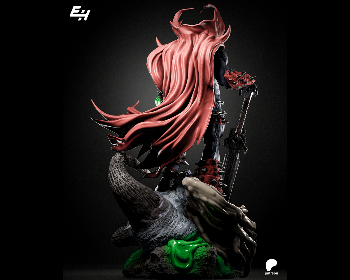 Spawn Sculpture | Maximum Detailed 16K Ultra-High Definition